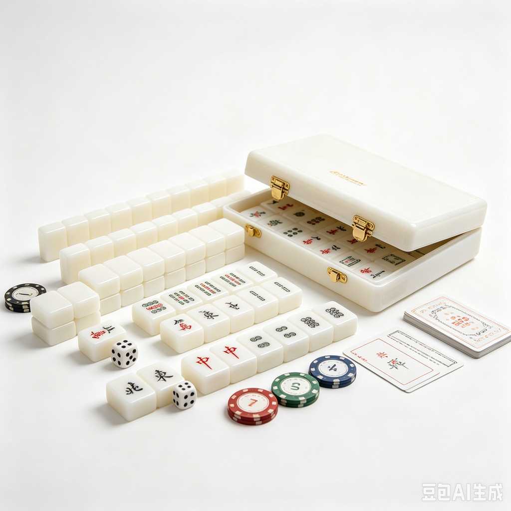 modern oriental mahjong set